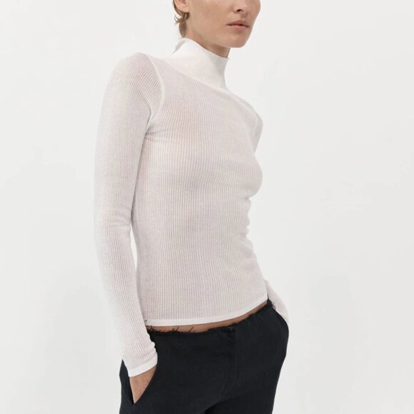 St. Agni Second Skin Tencel Knit Top - Picture 2 of 8